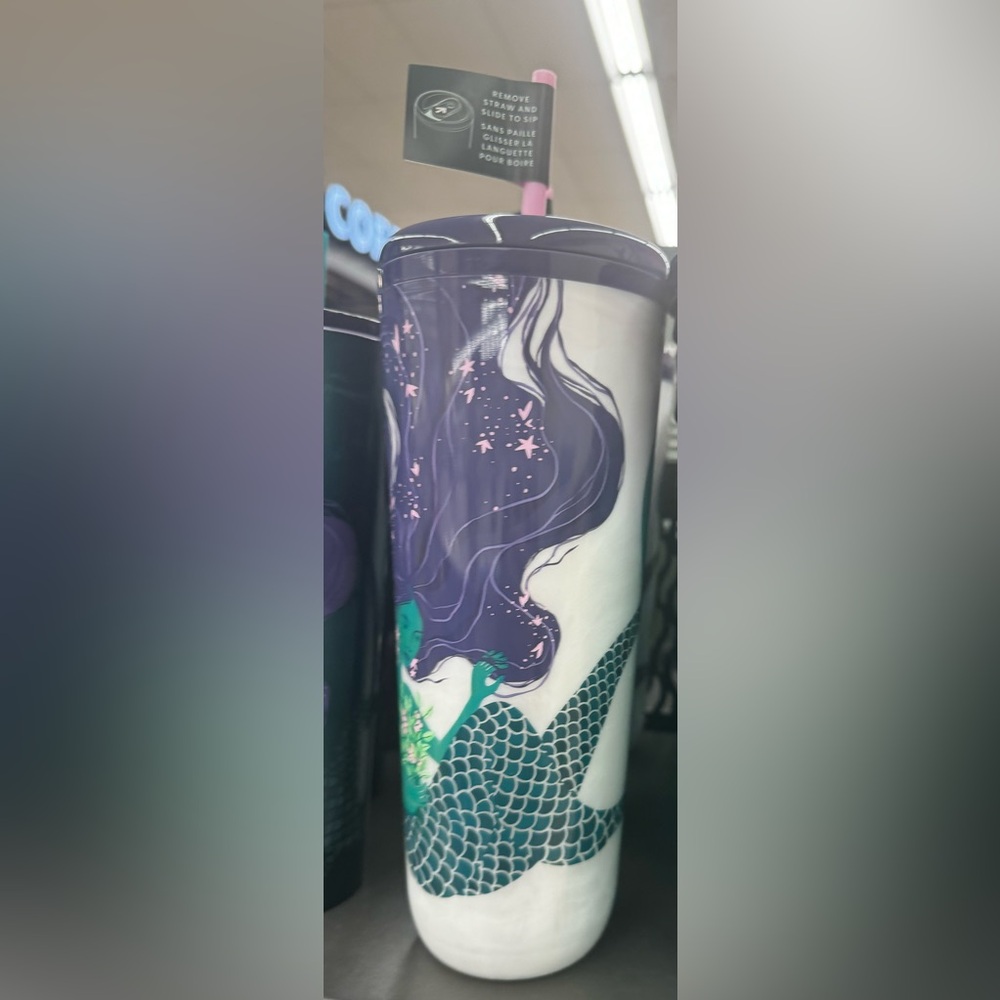 Starbucks Mermaid Themed Tumbler